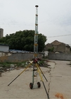 aluminum 60 ft portable telecom tower winch up lattice tower wire guyed 18m  max load 100kg